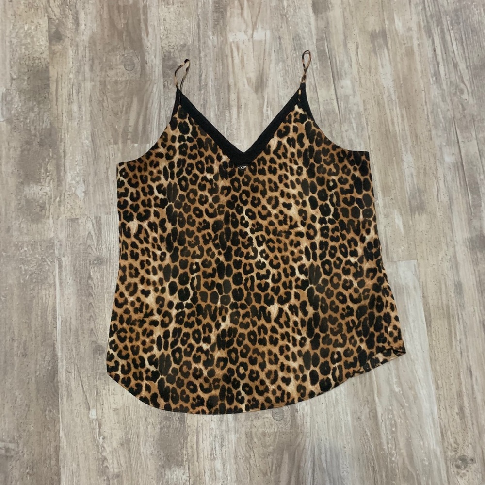 Express leopard print tank